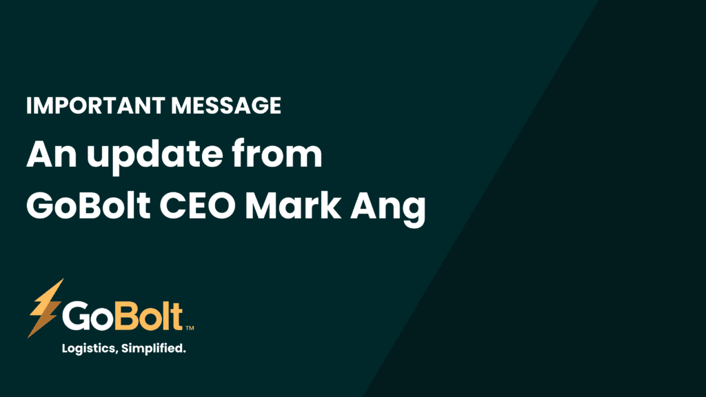 An update from GoBolt CEO Mark Ang